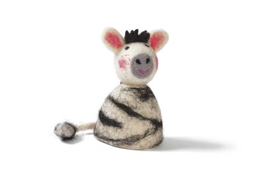 Felt Zebra Egg Cosy