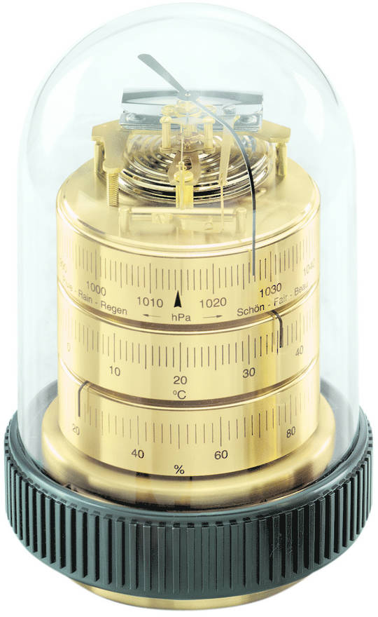 BM Dome Weather Station, 16cm, Brass, Black