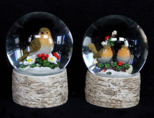SnowGlobe Robins Lge