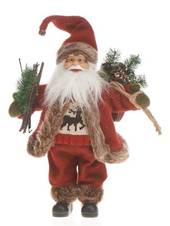 Santa 32cm Red Coat Reindeer Jumper