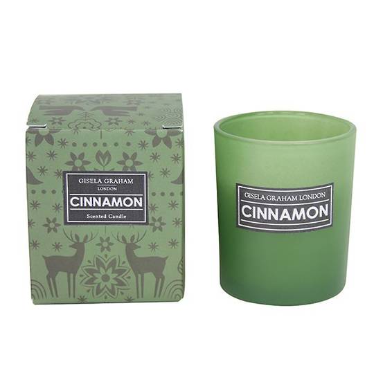 New England Mini Scented Green Glass Pot