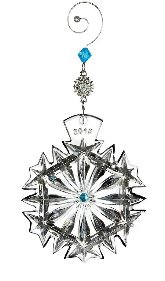 Snowflake Wishes Happiness 2018, Dated Ornament