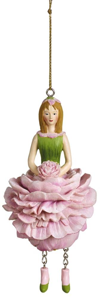Hanging Flower Girl Peony Rose 12cm SOLD OUT