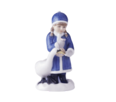 Royal Copenhagen Annual Christmas Figurine. Girl with Swan 2017