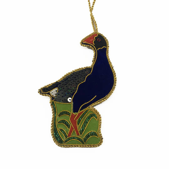 Hanging NZ Bird, Pukeko