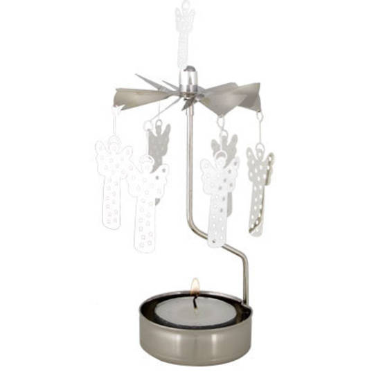 Rotary Candle Holder Swedish Angels