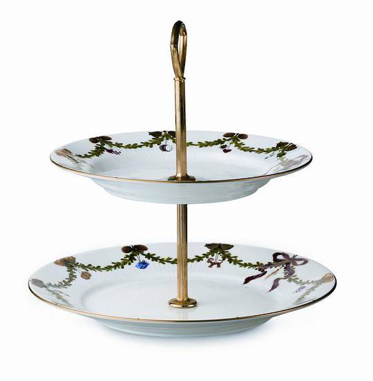 StarFluted Christmas Pastry Stand