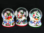 SnowGlobe Mini Snowy Santa Scene 5cm Each
