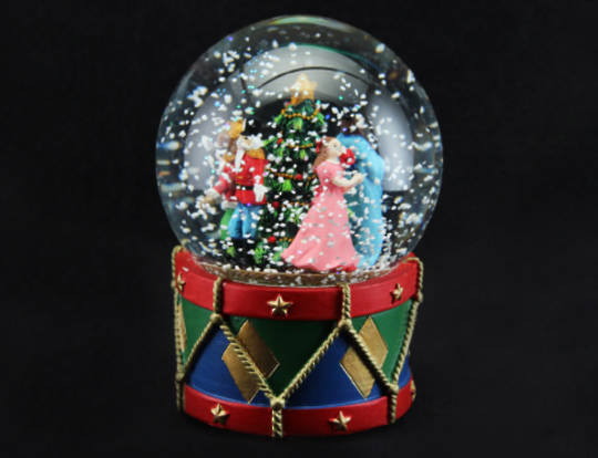 Nutcracker Musical SnowDome 10cm