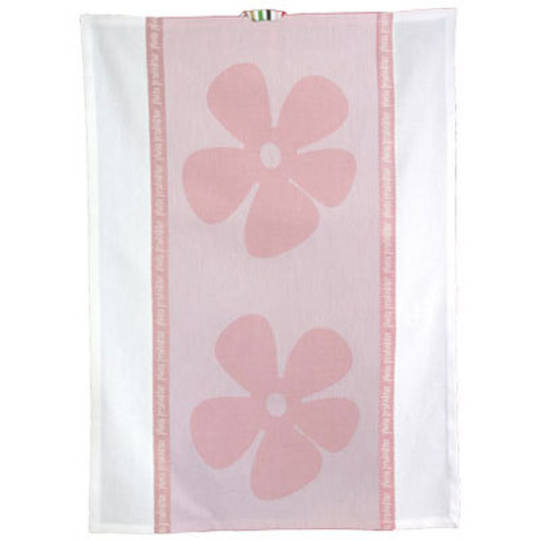 TeaTowel Pink Flowers