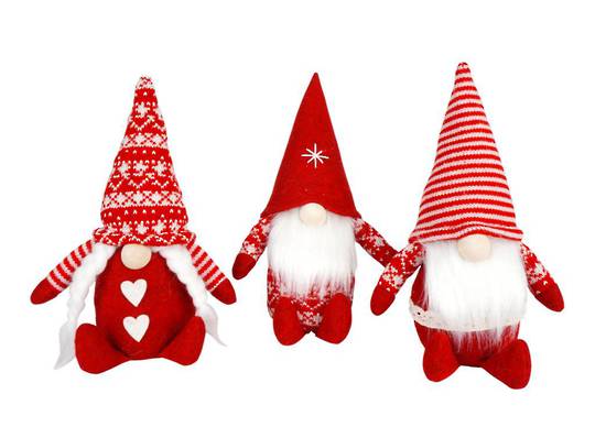 Santa Trio of Friends