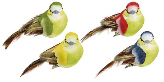 Swamp Tit Bird Clip 9cm