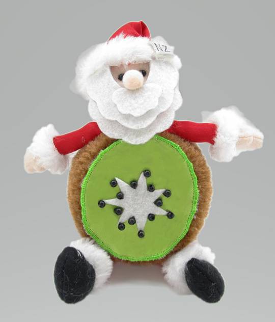 Iconic Hanging Fabric KiwiFruit Santa