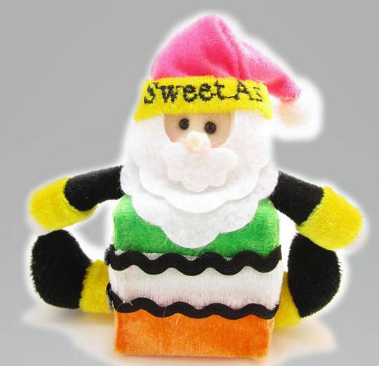 Iconic Hanging Fabric Allsort Santa