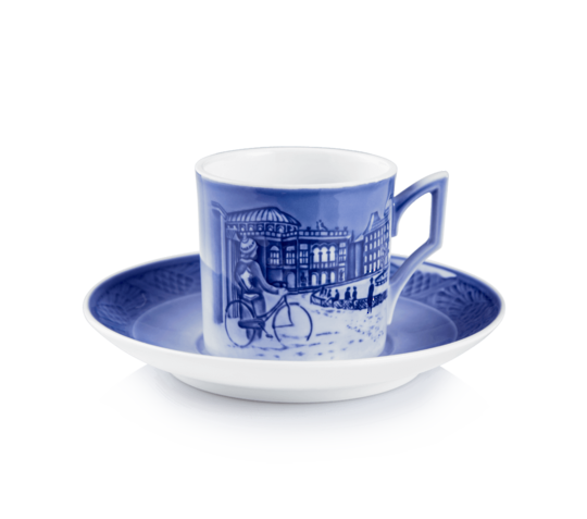 Royal Copenhagen Cup & Saucer Girl w/Skates 2016