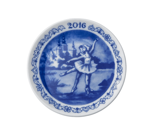Royal Copenhagen Christmas Plaquette, Swan Lake, 2016