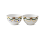 StarFluted Christmas Small Bowl, Pair