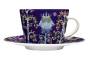 iittala Taika Blue Cappuccino Cup & Saucer