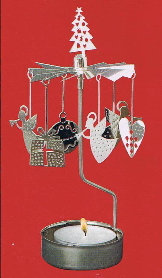 Rotary Candle Holder Christmas
