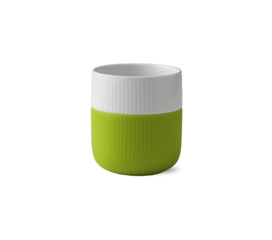 Royal Copenhagen Mug w/Silicon Sleeve, Lime Green