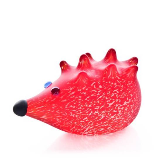 ArtGlass Hedgehog Paperweight