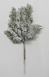 Snowy Cypress Branch 30cm