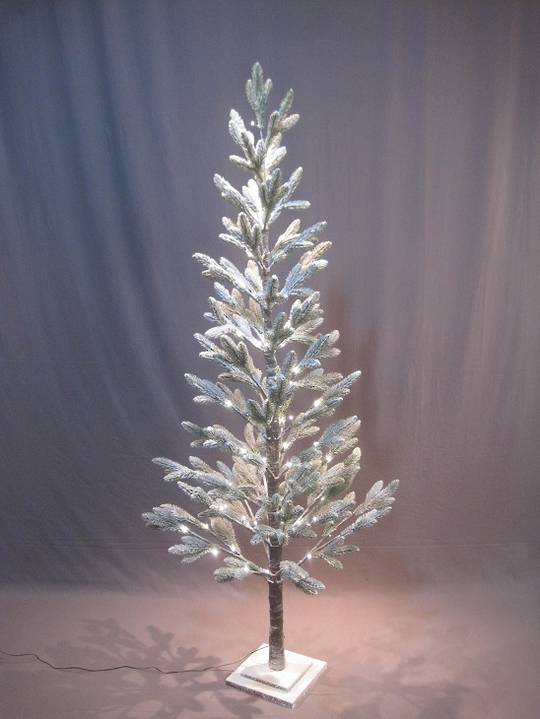 Snowy Pine Tree 1.8mtr with 88 LED Lights