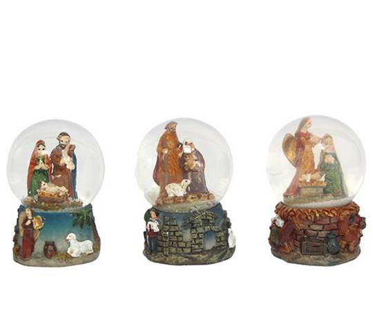 Mini Snow Globe, Nativity 5cm SOLD OUT