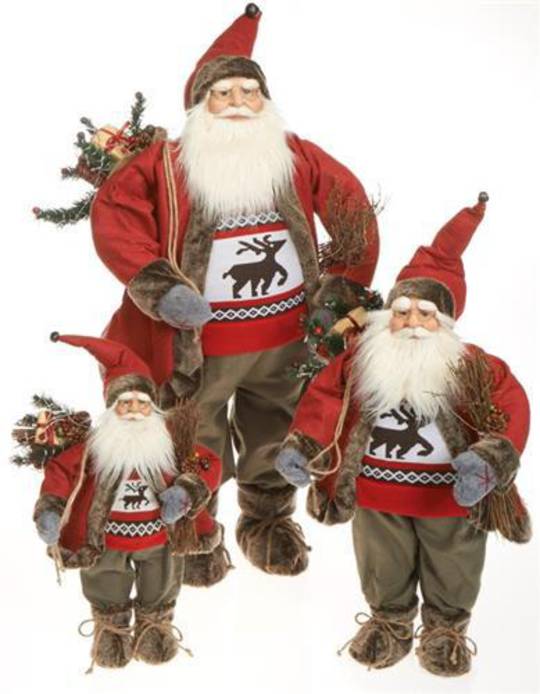 Santa Red Coat, Reindeer Jumper