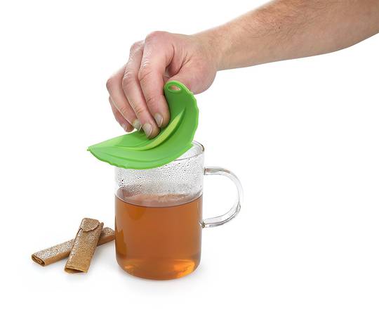 Silicon TeaLeaf Covers, Lime Green, Pair