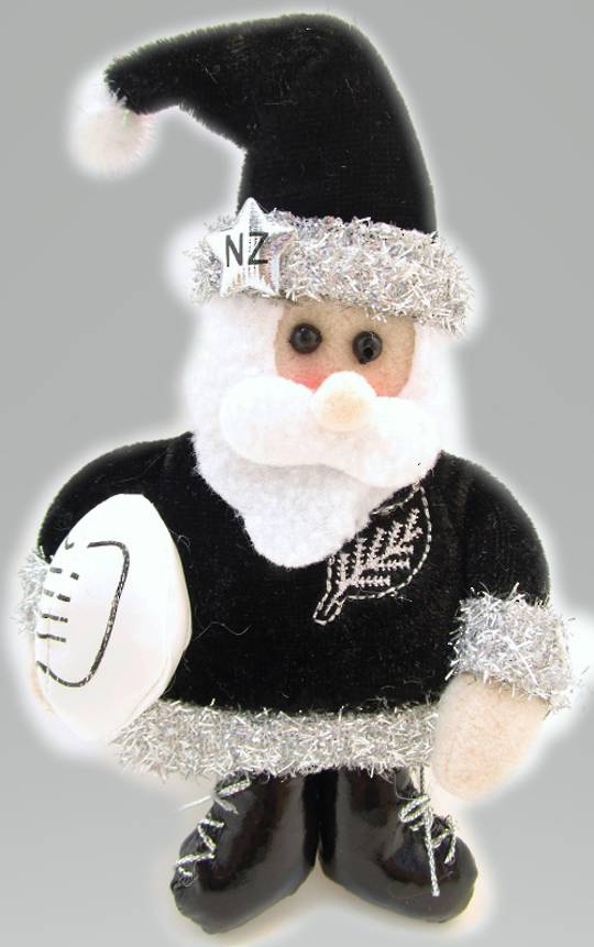 Iconic Hanging Fabric Rugby Santa