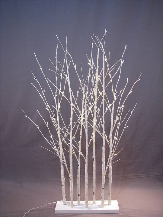 Birch Forest 1.5mtrs with 120 LED Lights