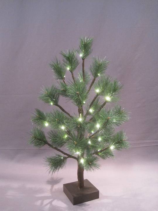 Pine Tree 60cm with 32 LED Lights 3x AA batts.