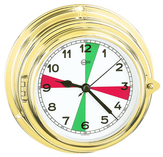 BM Marine Yacht Clock with Sectors