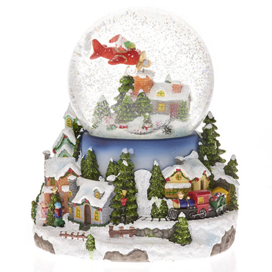 Musical LED SnowGlobe, Plane and Train