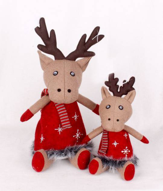 Plush Sitting Starry Deer