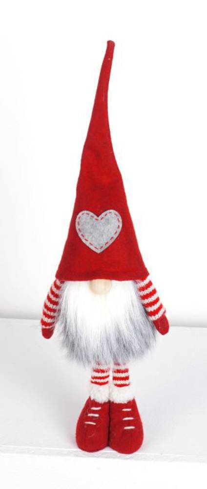 Plush Tall Short Legs Santa GreyStar Hat