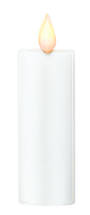 LED Flame White Candle Window Sticker