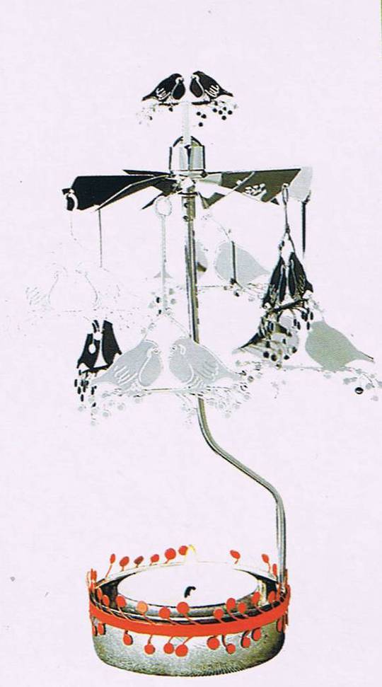 Rotary Candle Holder Robin SOLD OUT