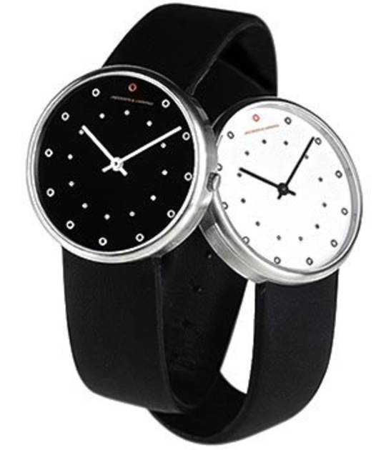 Pierre Junod Circle Black Dial Black Strap