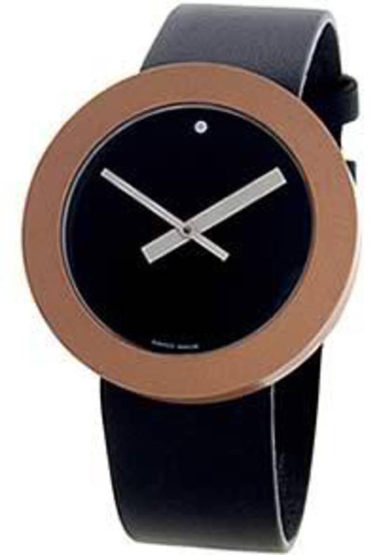 Pierre Junod Maxi Black Face Black Strap with 3 Colours